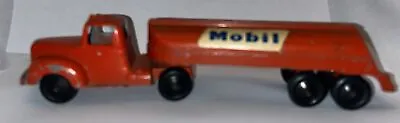 Vintage Metal Tootsietoy Mobil Oil Gasoline Tanker Truck Pegasus 9  • $70.20