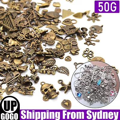 Bulk Tibetan Silver Mixed Charms Pendants For Jewelry DIY Making Craft Findings • $6.35