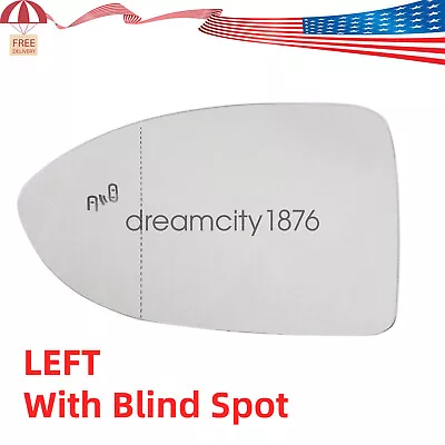 Left Side Mirror For 2015-2021 Volkswagen Golf 2015-2019 Golf R GTI Blind Spot • $28.29