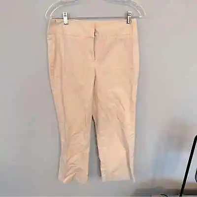 I.e. Women’s Cream Cropped Boyfriend Pants Size 8 • $15.76