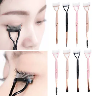 Eyelash Comb Lash Lifting Eyebrow Brush Foldable Eyeliner Pen Mascara Separator# • $1.72