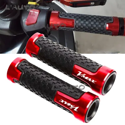 Red Motorcycle CNC Grip Handle Bar Handlebar For Yamaha VMAX V-MAX 750 1200 1700 • $16.29