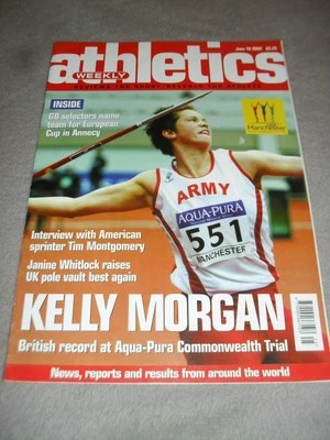 £0.99 • Buy Athletics Weekly Issue June 19th 2002,Kelly Morgan,Tim Montgomery