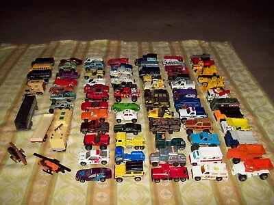 Vintage Hot Wheels/Matchbox Lot. 1980's. Old Diecast Toy Cars. 78 In All. Nice. • $31.50