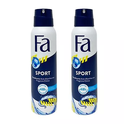 Fa Deodorant Spray Sport 150 Ml (5Fl OZ) Pack Of 2 • $16.99