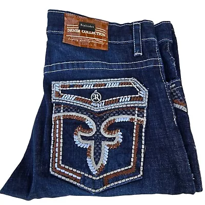 Men’s Boot Cut Cowboy Jeans. Men’s Replicados  Jeans. Pantalón Diferent Colors. • $45.90