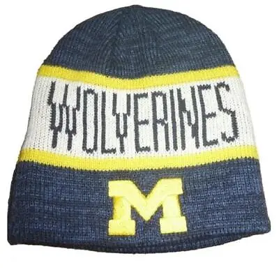 Boys Teens UNIVERSITY Of MICHIGAN Wolverines Beanie Winter Hat NWT • $11.99