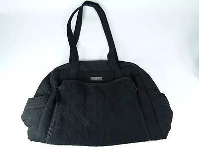 Vera Bradley Large Quilted Black Diaper Bag - Missing Changing Pad • $24.97