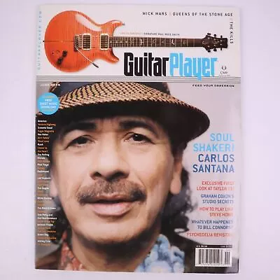 Guitar Player Magazine Carlos Santana Mick Mars June 2005 • $7.55