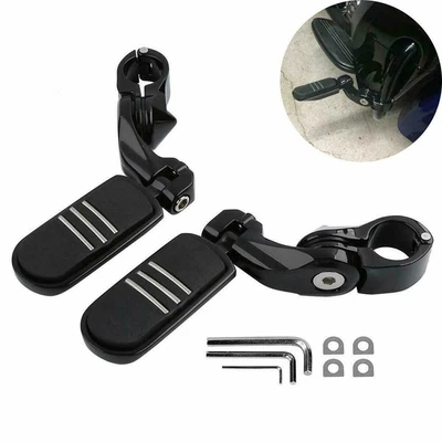 $110 • Buy Motorcycle Highway Foot Pegs For Harley-Davidson Street Glide Road Glide 1-1/4 