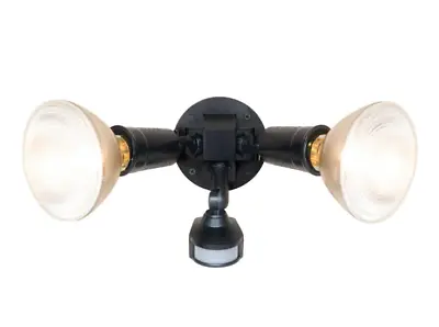 Outdoor Security Flood Light 110° Motion Activated Sensor 300-Watt PAR Black • $15.75