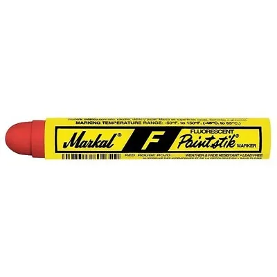 Markal 82832 F Paintstik - Rough Surfaces Solid Paint Marker Fluo Red (2-Pack) • $9.95