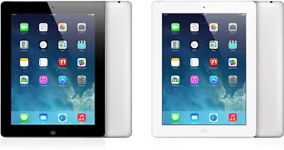 Apple IPad 4th Gen 9.7  16GB 32GB 64GB Black White WiFi Or Cellular - Very Good • $77.99