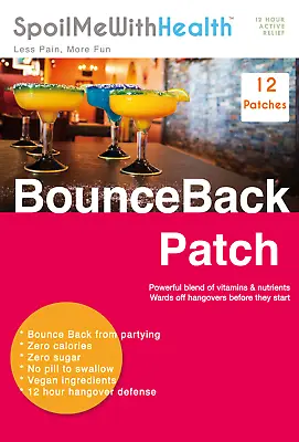 BounceBack Patches. Enjoy Partying Bounce Back The Morning After • £6.37