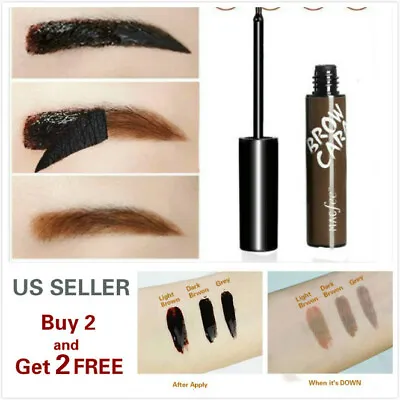 $6.99 • Buy Brow Cara Peel-off Waterproof Eyebrow Gel Tint Tattoo LONG LASTING