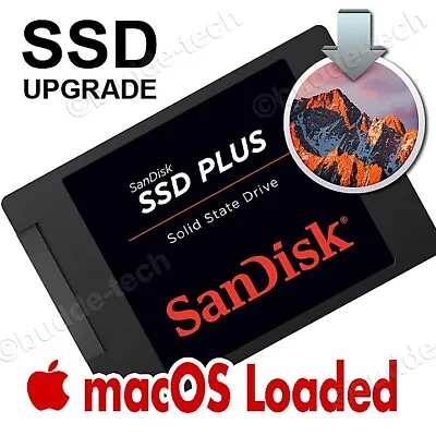 250GB SSD 2.5” - Macbook Pro 2010 2011 2012 High Sierra 10.13 Solid State Drive • $49.99