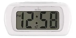 Acctim Auric Large Lcd Alarm Clock White • £18.20