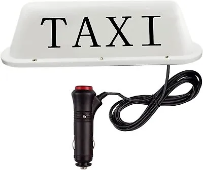 Taxi Cab Dome Light Roof Sign With 3 Meter Power Plug Line With Magnetic Base AB • $66.50