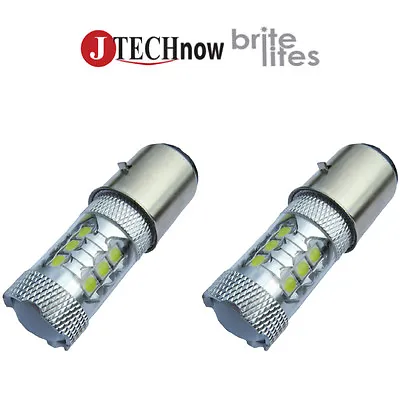 Jtech 2x H6 BA20D 112W High Power SMD LED Super Bright Xenon White Light Bulb  • $29.99