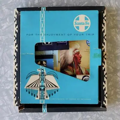 1955 Santa Fe Super Chief Overnight Passenger Travel Welcome Kit Brochures Etc • $325