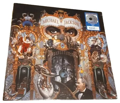 Michael Jackson Dangerous Walmart Double Vinyl Silver LP Sealed! • $78.31