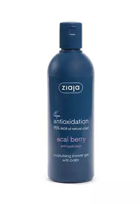 Ziaja Acai Berry Moisturising Shower Gel With Balm 300Ml OFFICIAL UK • £9.33