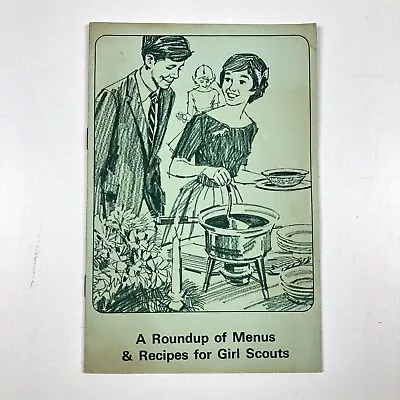Vintage 1960s Girl Scout Cookbook Pamphlet Roundup Of Menus & Recipes • $10
