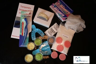 $85 • Buy DIY Denture KiT Denture/Custom Dentures From Home/Do It Yourself Upper An Lower