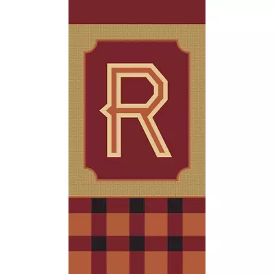 Fall Monogram Blap Mini Flag • $21.87