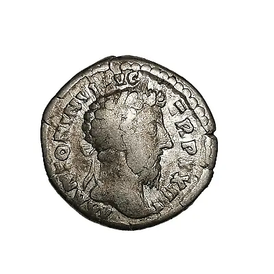 Roman Silver Denarius Coin Of Marcus Aurelius ( 161-180 AD )  Salus  • £79