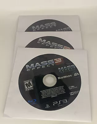 Mass Effect Trilogy (Sony PlayStation 3 2012) Discs Only Tested Free Shipping • $14