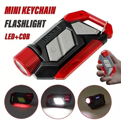 Super Bright Mini EDC LED Keychain Flashlight 3 Light Sources & 7 Lighting Modes • $12.95