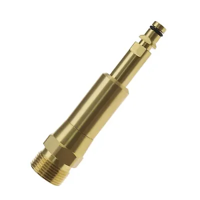 High Pressure Hose Quick-Click Adaptor For Kärcher K2 K3 K4 K5 K6 K7 Brass 108mm • £13.96
