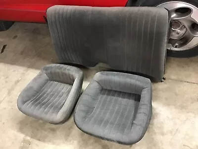 95 93-02 Firebird Trans Am Rear Seat Backrest Lower Cushions Graphite FREE SHIP! • $390