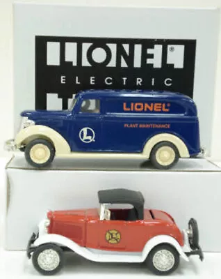 Ertl F085 1:48 Eastwood Lionel Plant Maintenance Van & Fire Dept Car (Set Of 2) • $19.99