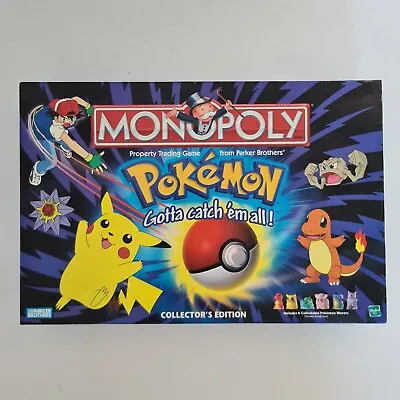 Pokemon Monopoly Collector's Edition Vintage 1999 Hasbro 1st Edition • $64.93