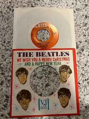 Beatles Vj Christmas Picture Sleeve • $71.59