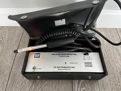 ꙮ TIF Halogen Leak Detector H-10A --- R134a R12 & R22 J1627 • $24.95