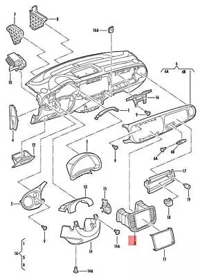 $71.18 • Buy Genuine VW Beetle Cabrio Cabriolet Cover With Air Vent Black 5C1858069F041