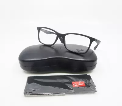 Ray-Ban RB 7047 5196 54mm Matte Black Rectangle  New Eyeglasses. • $79.99