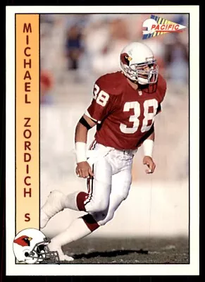1992 Pacific Michael Zordich Football Cards #579 • $1.85