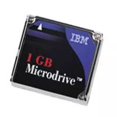 IBM By Hitachi CF MicroDrive Hard Drive 1 GB Removable 3600 RPM (MD1GB/A) • $199.99