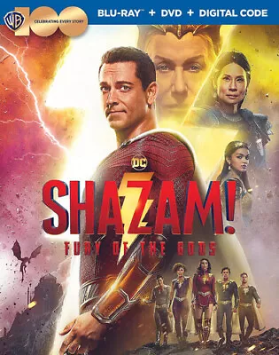 Shazam!: Fury Of The Gods (Blu-ray 2023) Blu-ray Disc Only No Case. Like New  • $5.99