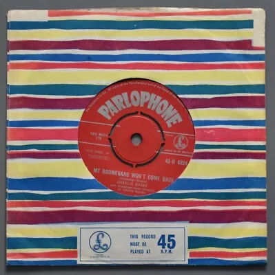 Charlie Drake - My Boomerang Won't Come Back Vinyl Single PT EX • £3