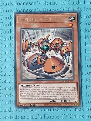 Meklord Emperor Granel VASM-EN050 Rare Yu-Gi-Oh Card 1st Edition New • $1.23