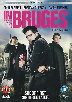 In Bruges (2008) DVD Colin Farrell Brendan Gleeson Ralph Fiennes • £1.99