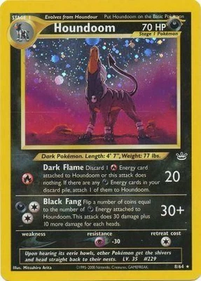 $139.76 • Buy Houndoom - 8/64 - Pokemon Neo Revelation Unlimited Holo Rare Card WOTC NM