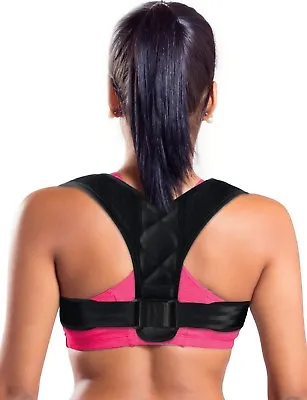 Quality Back Brace Posture Corrector For Upper Back Shoulder And Spine Support  • £10.99