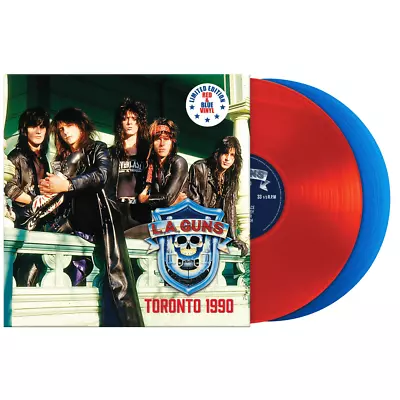 L.A. GUNS Toronto 1990 Limited Edition Red & Blue Vinyl Set (Phil Lewis Tracii) • $34.99