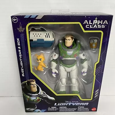 Disney Pixar Lightyear Movie Buzz & Sox Alpha Class Action Figure New Ships Fast • $34.39